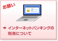 インターネットバンキングの
利用について