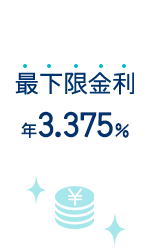 最下限金利年2.975%！