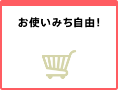 お使いみち自由！